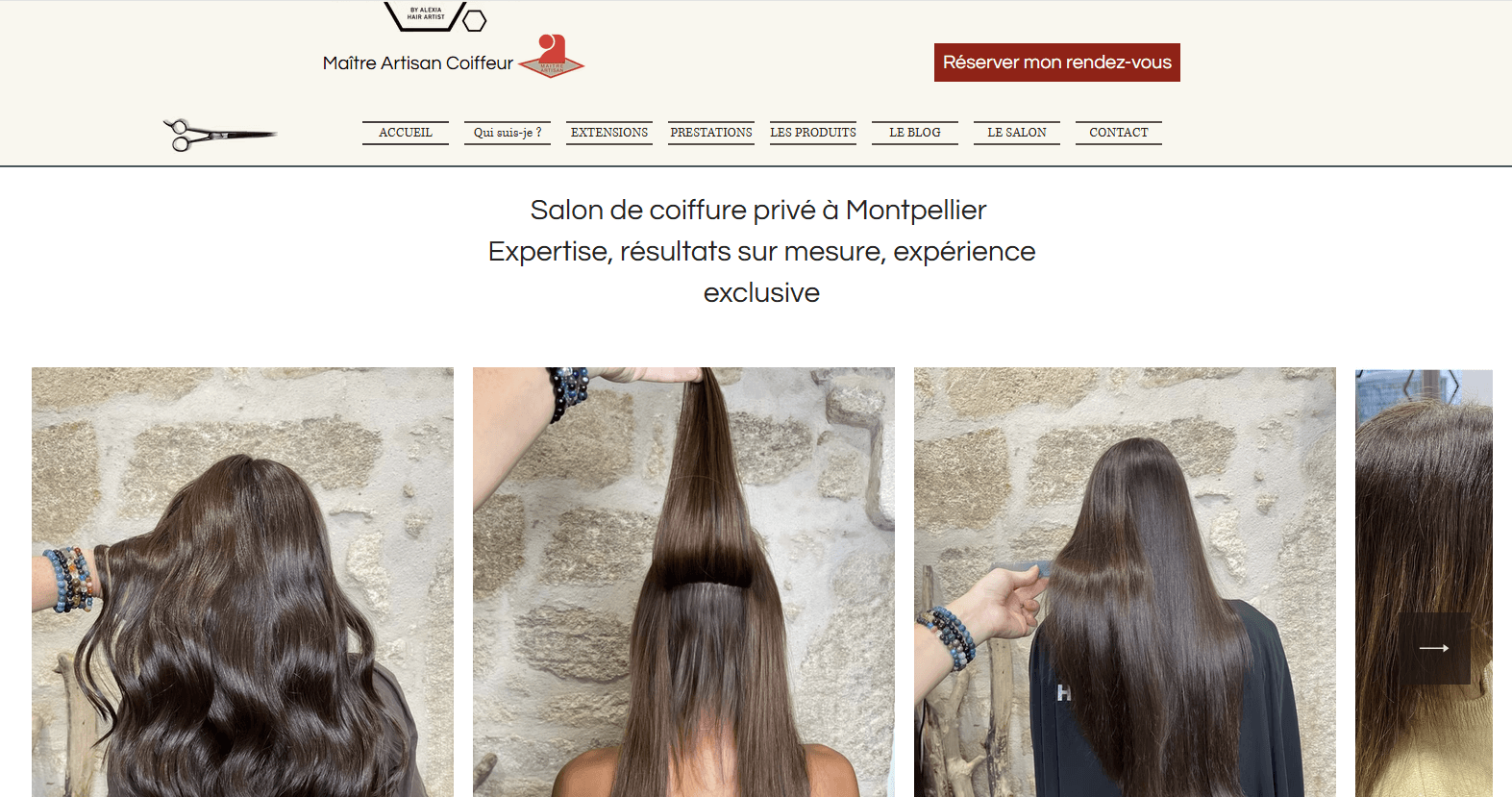 Site Hairstyle Art Montpellier spécialiste des extensions de cheveux